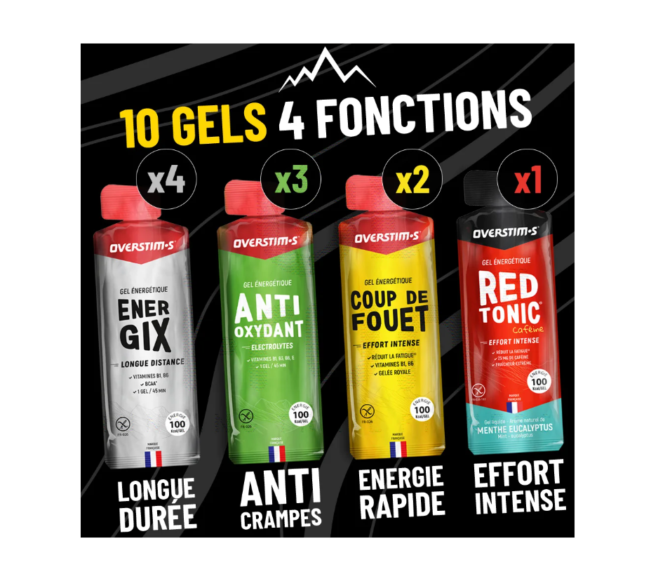 OVERSTIMS Pack Assortiment -10 Gels
