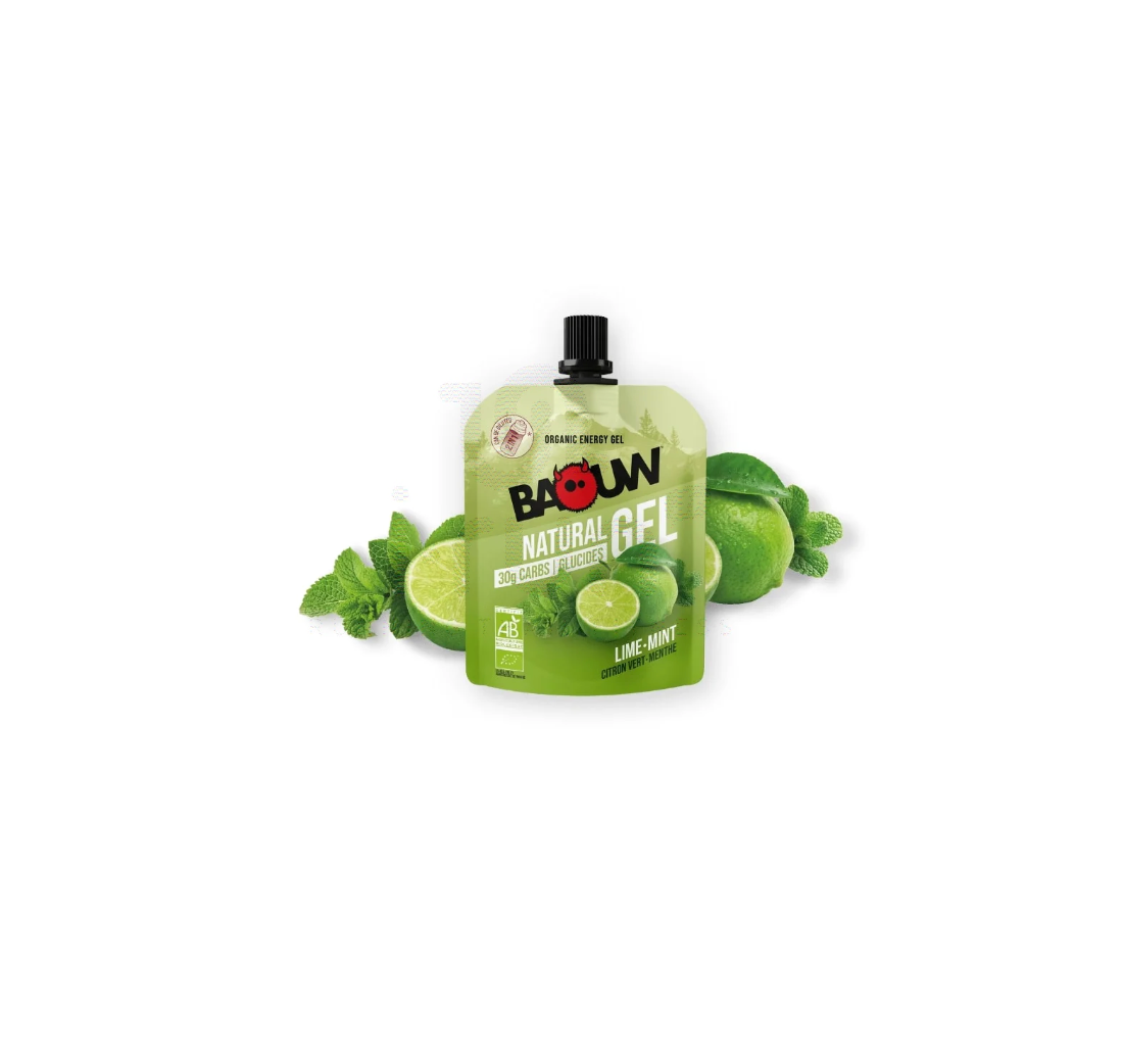 Baouw Gel naturel bio Citron vert - Menthe