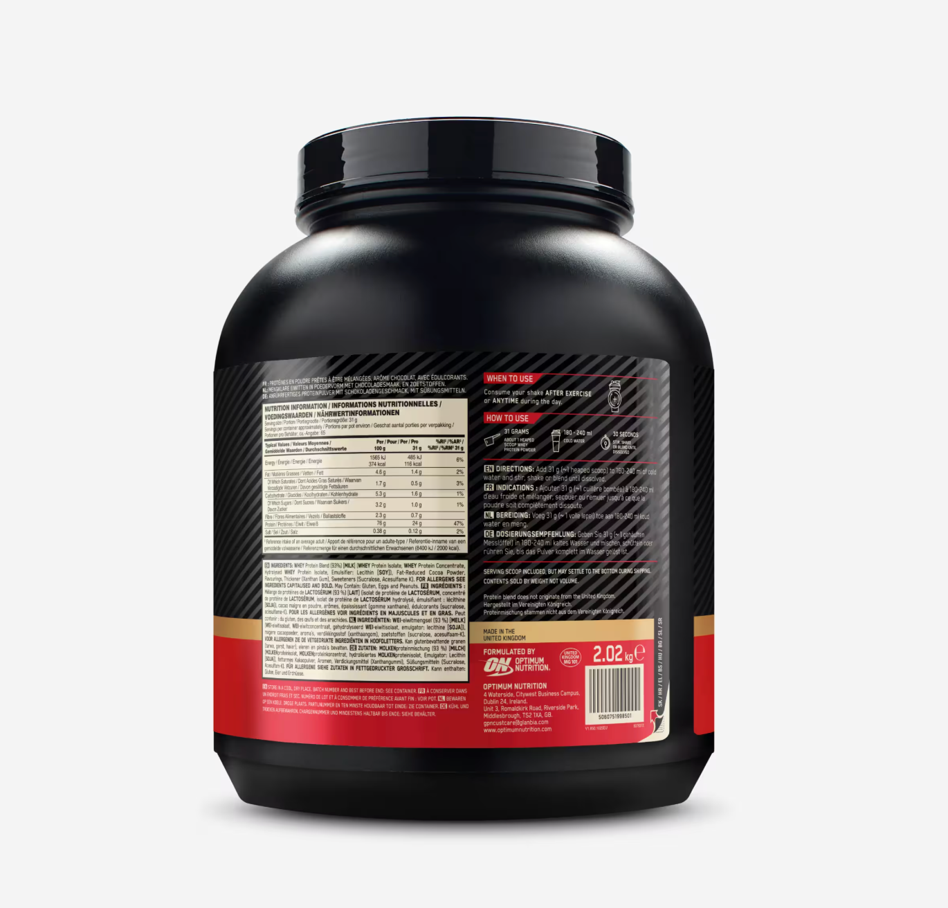 Gold Standard 100% Whey Double Rich Chocolate