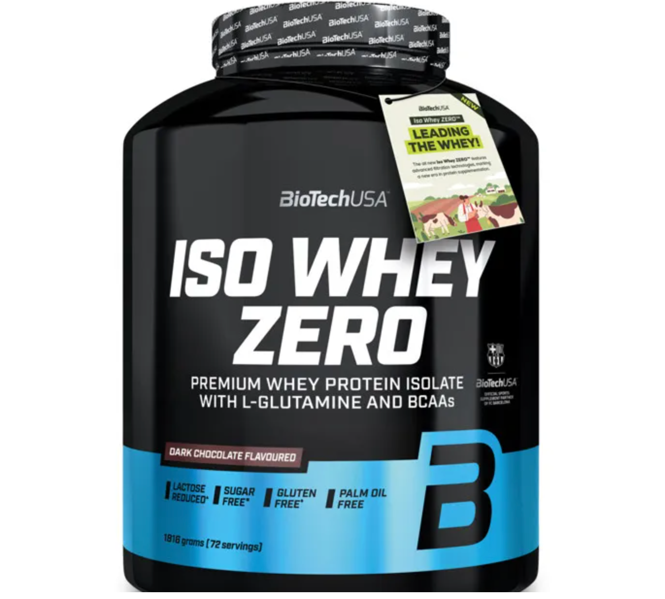 Whey isolate BioTech USA - Iso Whey Zero - Dark Chocolate 1816g