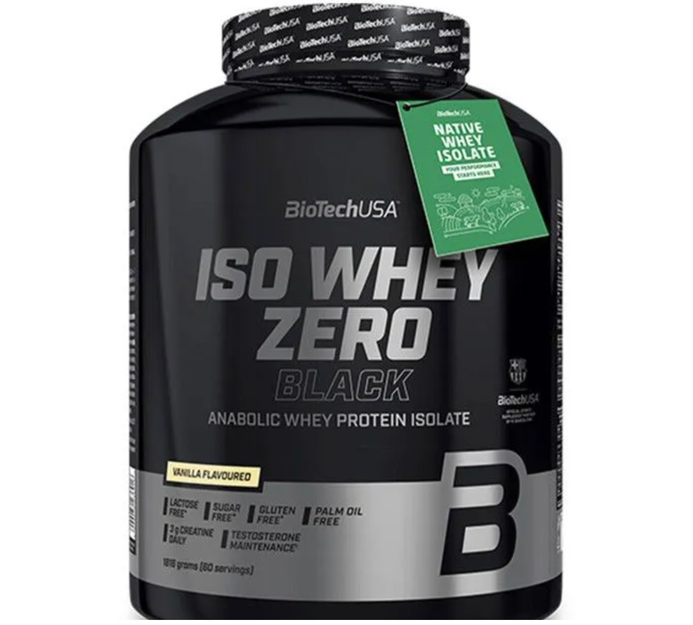 Whey isolate BioTech USA - Iso Whey Zero Black - Vanilla 1816g