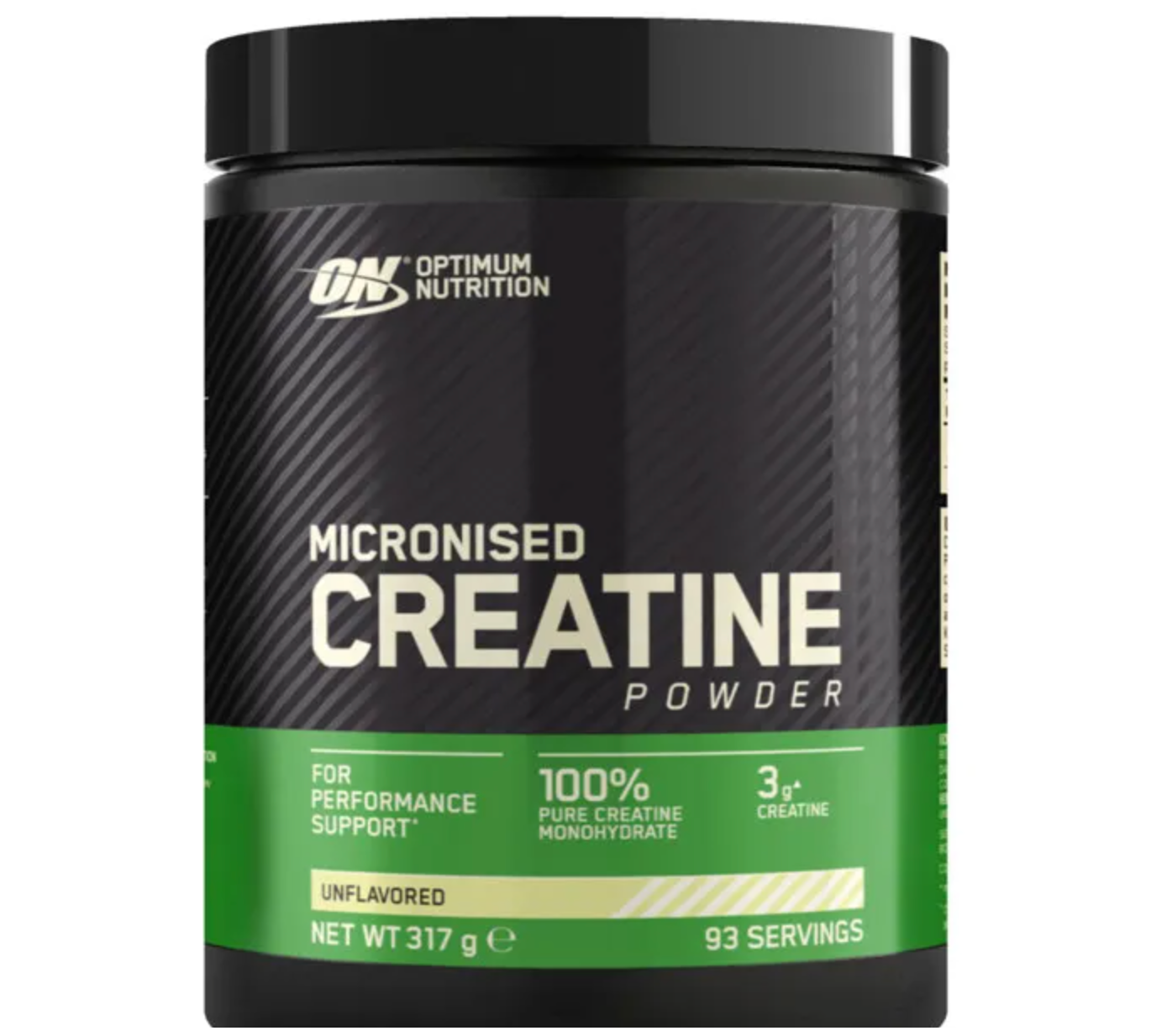 Créatine monohydrate Optimum Nutrition - Micronised Creatine Powder - Saveur neutre 317g